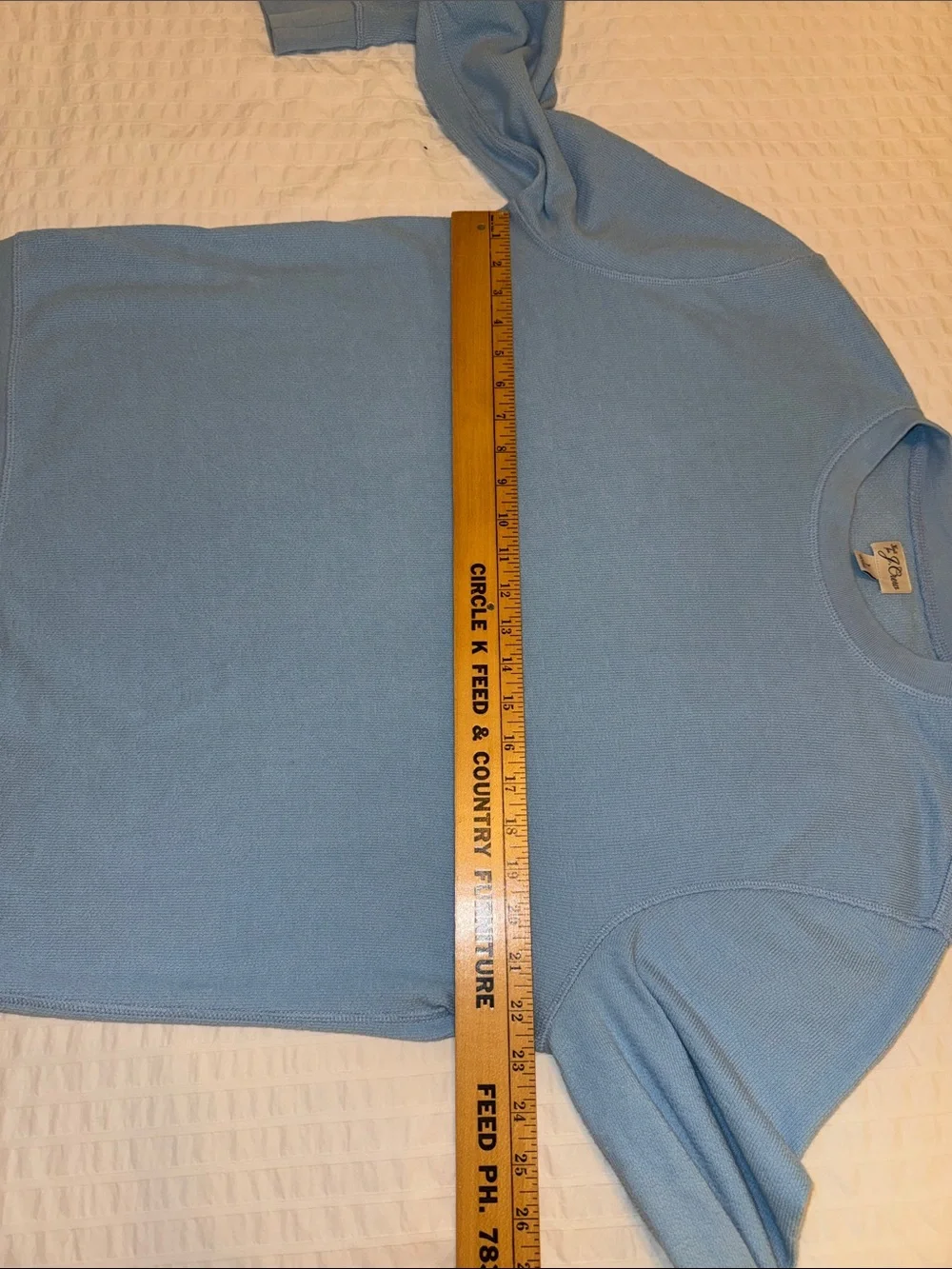 J.Crew Men’s Size L Sky Blue Crewneck Lightweight Sweater